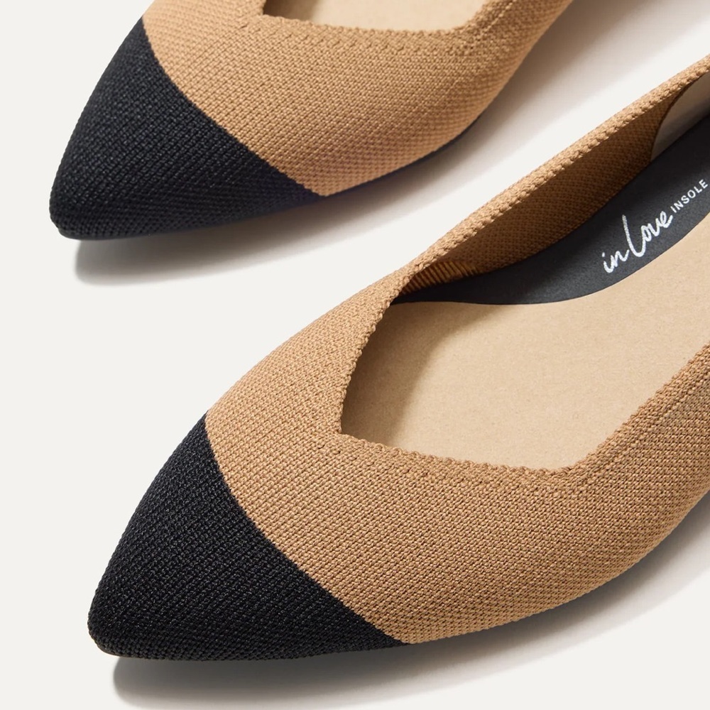 New Rothy’s Women’s The High Point Wren Captoe Shoes two tone size 9 - Picture 6 of 12